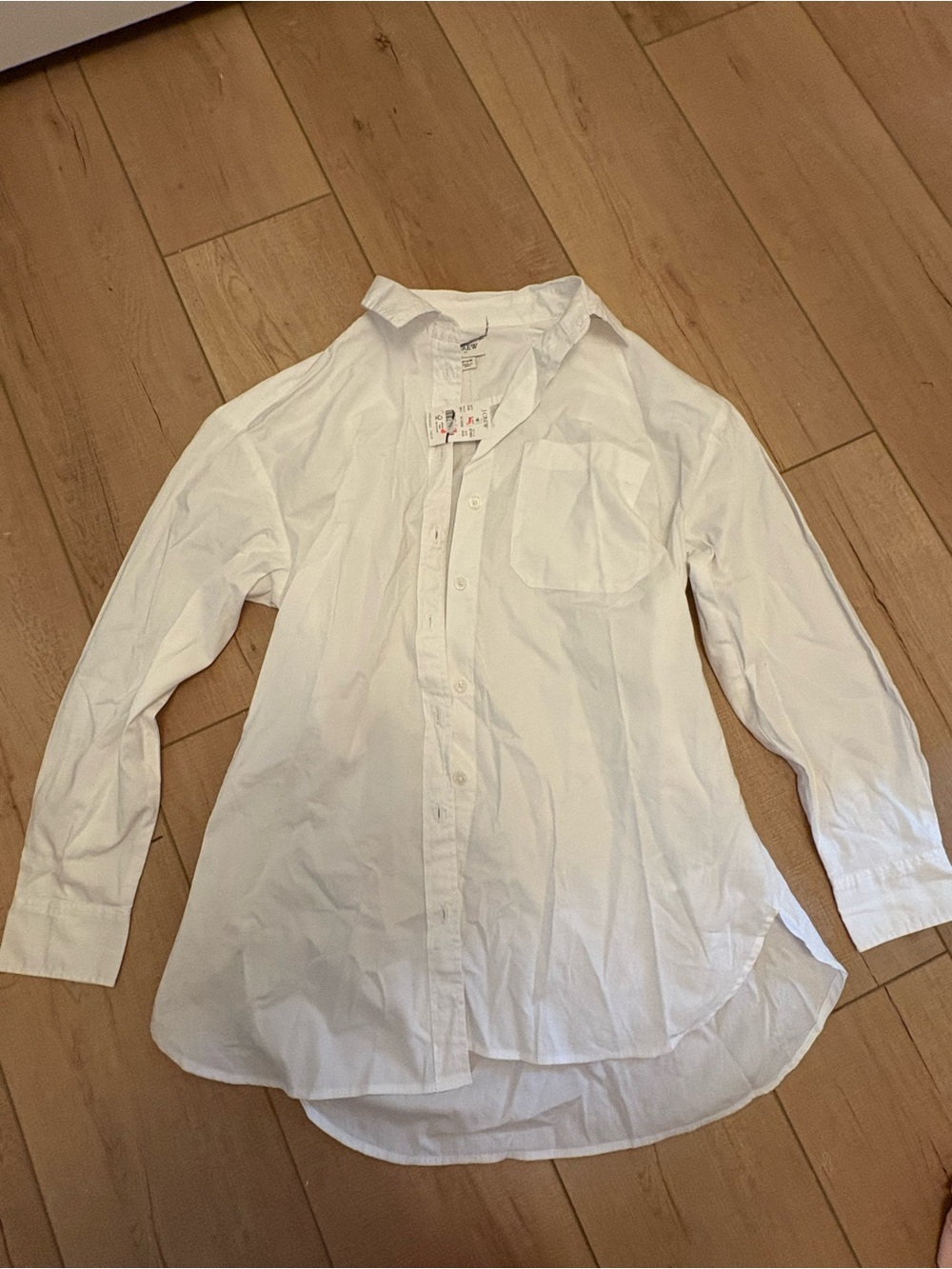 J Crew Classic White Women’s Button-Down Shirt